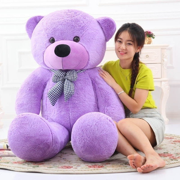 39" Stuffed Giant 100CM Big Pink Plush Teddy Bear Huge Soft 100% Cotton Doll Toy