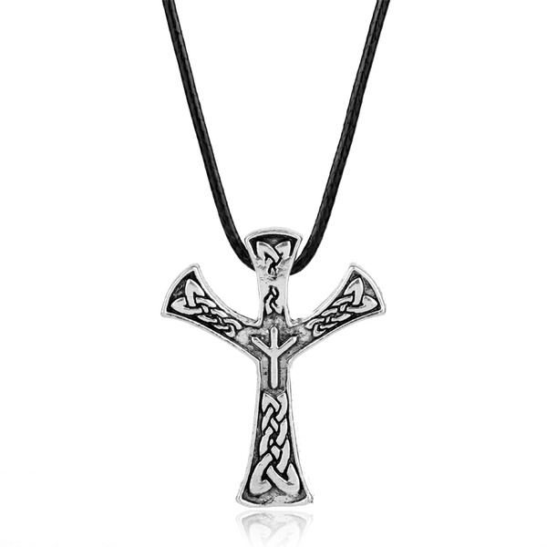 Amulet Nordic Algiz Rune Pendant Norse 