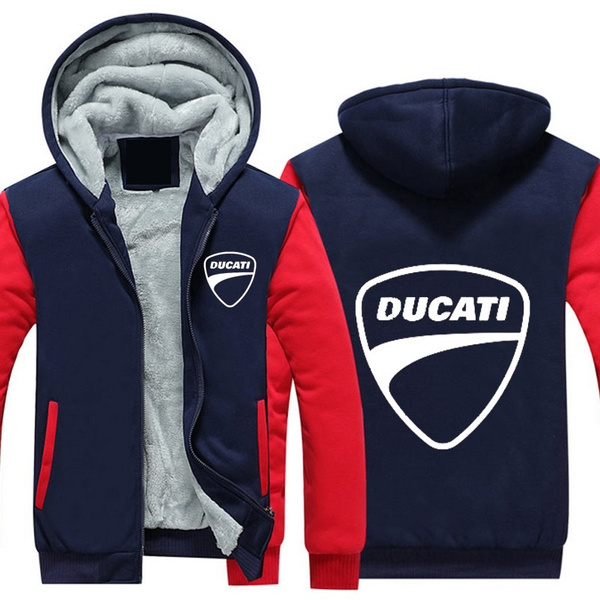 ducati zip up hoodie