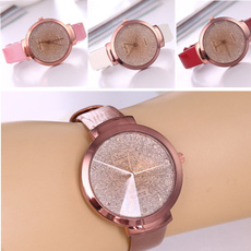 1 PCS Matte Surface Simple Wild Watches for Men and Women Quartz Watches Waterproof with Genuine Leather 