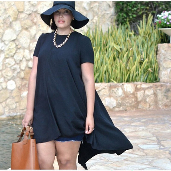 Large Elegant Black Flower Casual Female Dress Clothing Plus Size Women's  Winter Dress Chubby Woman Loose Skirt Robe Lady Autumn - Dresses -  AliExpress