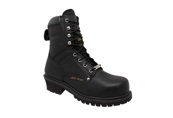 Details about AdTec Men's 9" Steel Toe Super Logger Boot Lace Front Black Leather 9491 Details about AdTec Men's 9" Steel Toe Super Logger Boot Lace Front Black Leather 9491