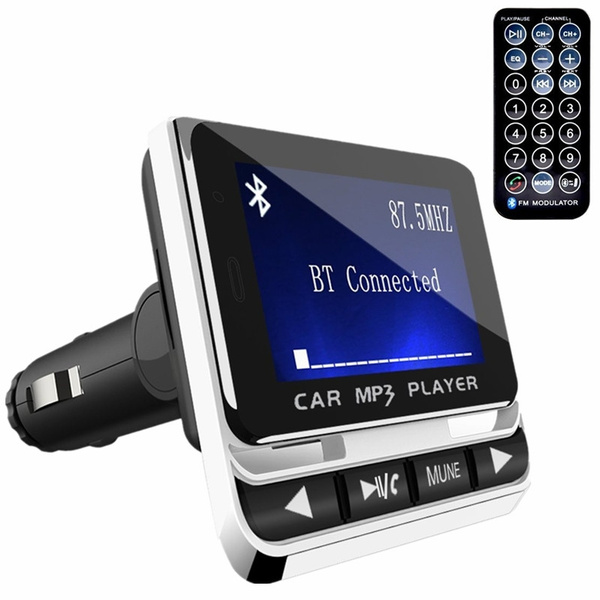 Wireless Bluetooth Car Kit MP3 Player FM Transmitter USB Car Charger AUX TF Card 