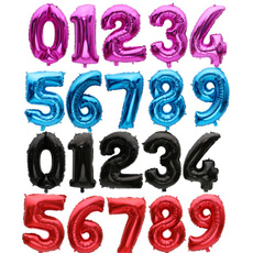 foilballoon, Balloon, birthdayparty, Numbers