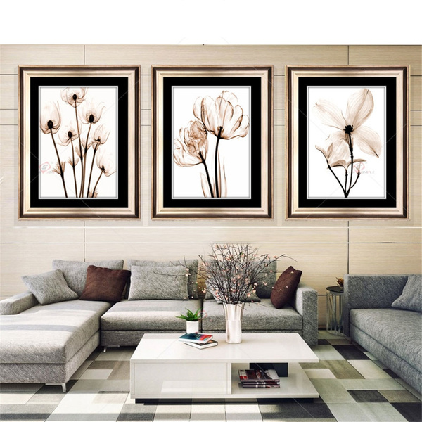 Featured image of post Living Room Flower Simple Wall Painting : Nordic modern living room decoration painting beautiful peacocks and flowers printing canvas painting simple sofa background wall picture.