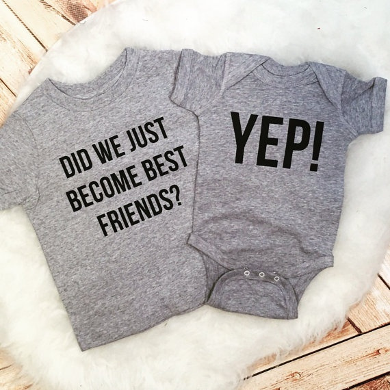 matching best friend baby clothes