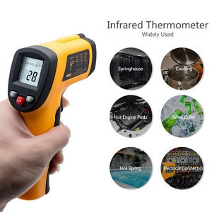 Digital LCD Non-contact Gun IR Infrared Thermometer Laser Point