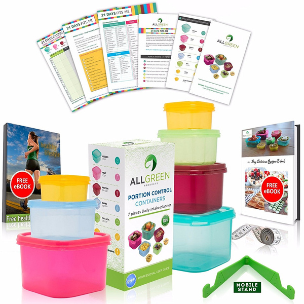  21 Day Portion Control Container kit for Weight Loss