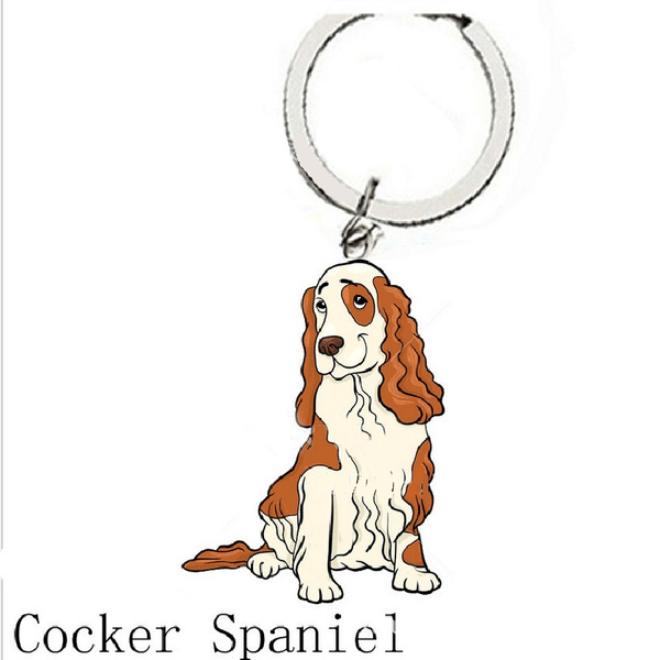 cocker spaniel keychain
