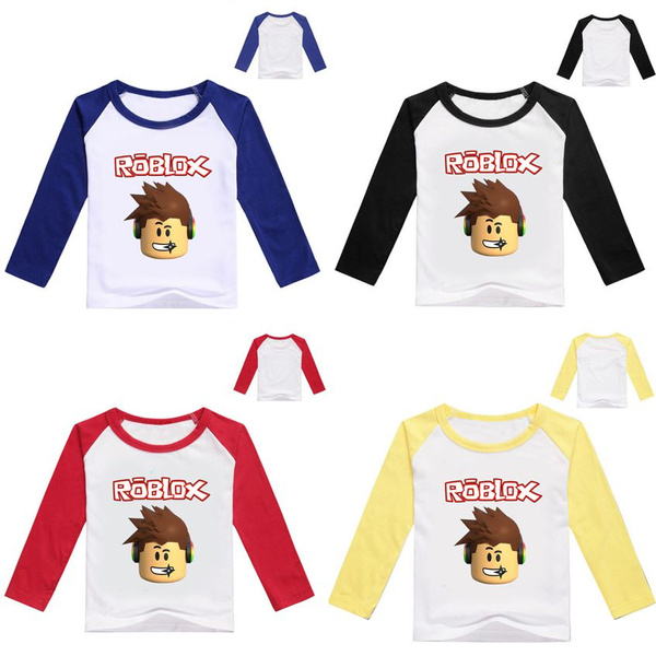 2019 High Quality Roblox T shirt Children Summer Boys Girls Kids Short  Sleeve T Shirts Roblox Print Tee Tops Baby Costume