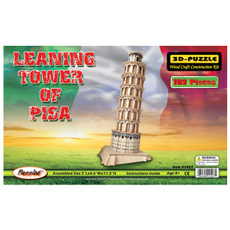 Craft, Building Toy, woodpuzzle, leaningtowerofpisawoodpuzzle