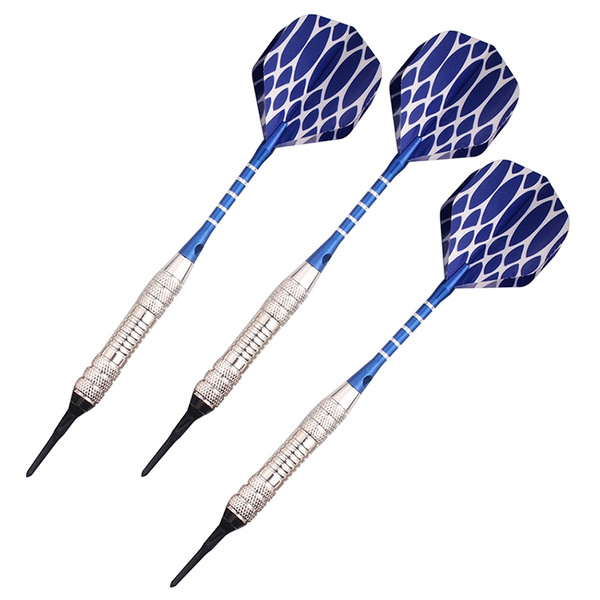 3x Soft Tip Darts 19g/pcs Alloy Rod For Electronic Type Dartboard SH New St X5S4 
