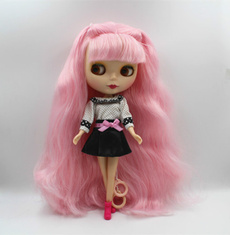 pink, hair, Gifts, doll