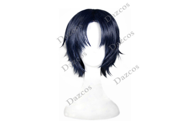 Seraph of the End Owari no Serafu Vampire Reign Guren Ichinose Blue Black  Cosplay Wig