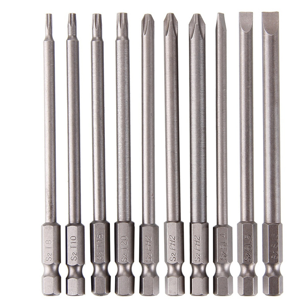 Screwdriver Bit Set 10Pcs 2mm Electric Screwdriver Bit Set Cross-Head Magnetic Screwdriver Head Replacement Parts Screwdriver Bit Set 10Pcs 2mm Electric Screwdriver Bit Set Cross-Head Magnetic Screwdriver Head Replacement Parts