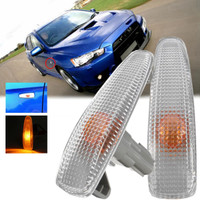 Smoke Turn Signal Led Lights Fender Side 8351A001 for Mitsubishi Lancer EVO X