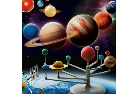 Solar System Planetarium Model Kit Astronomy Science Project DIY Kids Child Toys 