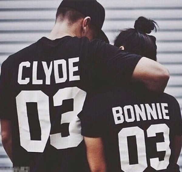 Shirt Cotton Couple Tee Casual Street 