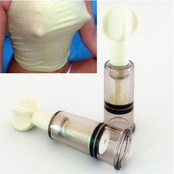 1 Pair Female Cupping Nipple Easy Twist Suckers Pumps Breast Enhancer  Enlargement