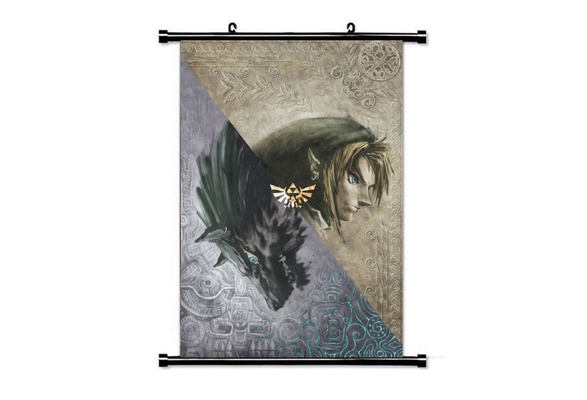 The Legend of Zelda Princess Wall Scroll Poster free shipping（23.6'' X 31.5''）
