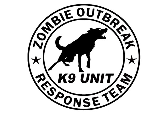 Zombie Outbreak Response Team K9 Embroidered Patch 