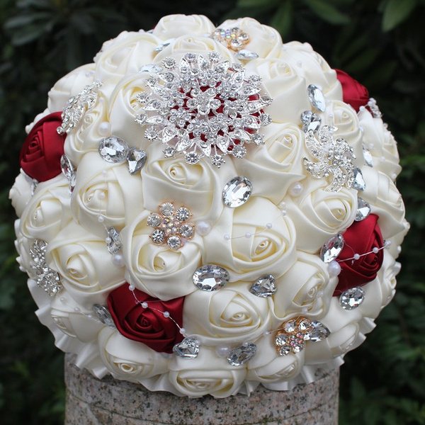 diamond wedding bouquet