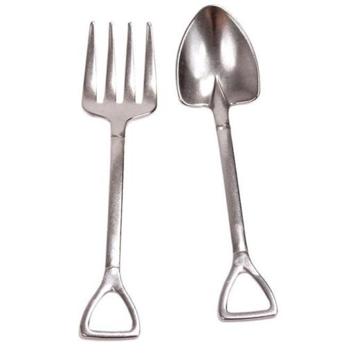 Pitchfork Style Fork Shovel Spoon Flatware Set Stainless Steel Kitchen Tool CSL2 