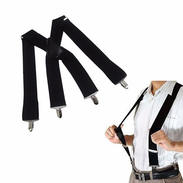 Type 'X' clip-on suspenders