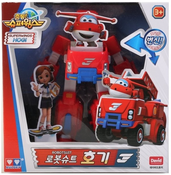 super wings jett's super robot suit