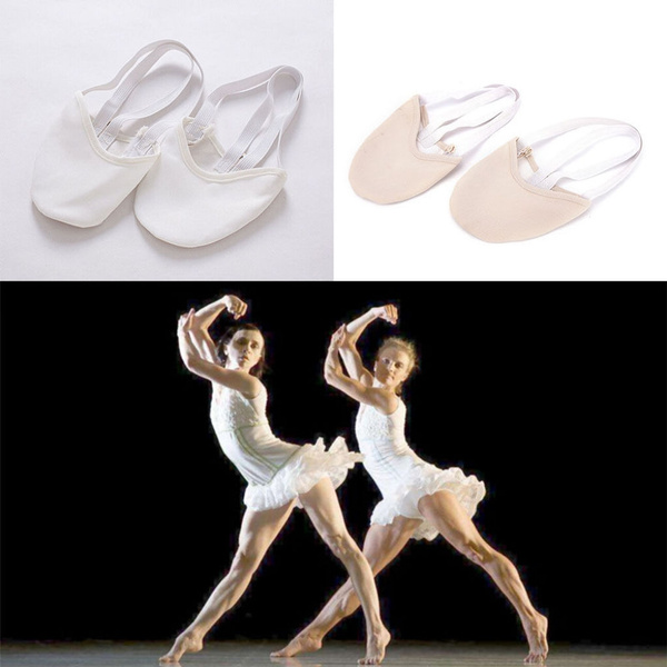 Half PULeather Sole ballet pointe Dance Shoes Rhythmic Gymnastics Slippers# TO