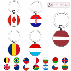 quicksell, Key Charms, nationalflag, Key Chain