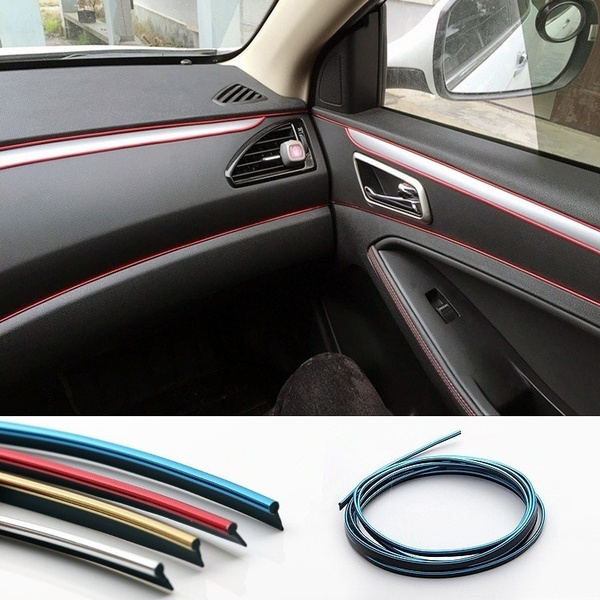5M Car Interior Mouldings Trims Decoration Line Strips Car-styling Door 