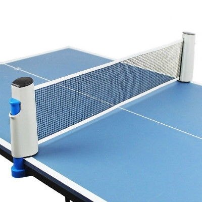 2m Tragbar Tischtennisnetz Tischtennis Netz Tennis Net Stütze Klammer-· 