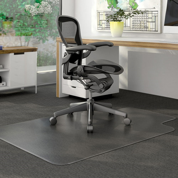 PVC Matte Desk Office Chair Floor Mat Protector for Hard Wood Floors 48" x 36" 