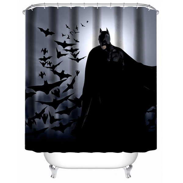 Opaque Shower Curtain High Grade, Batman Shower Curtain