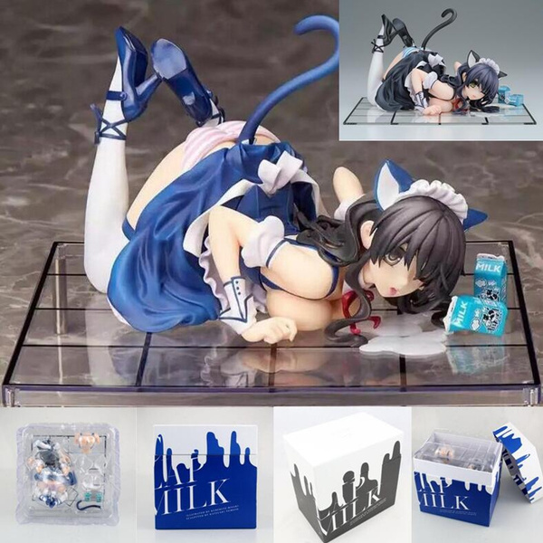 Sexy Anime Girl Misaki Kurehito Native PVC Action Figure Cat Lap