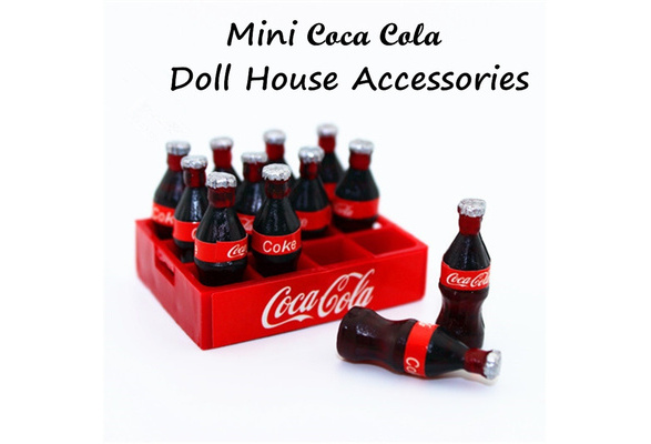 12stk sæt Mini sodavand En dusin Coca Cola kager Dukkehus Miniature scene 1:12 Børnelegetøj til Barbie | Wish