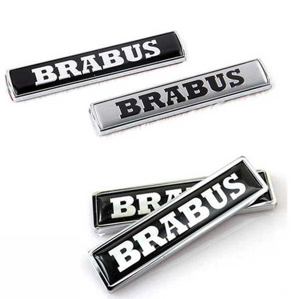 Aluminun BRABUS Logo Badge Emblems Decal Sticker