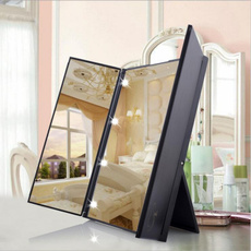 Makeup Mirrors, 3trifold, led, Beauty