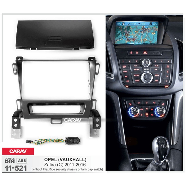 Double Din Car Fascia Facia Dash Kit For Opel Zafira C 11 16 11 521 Wish