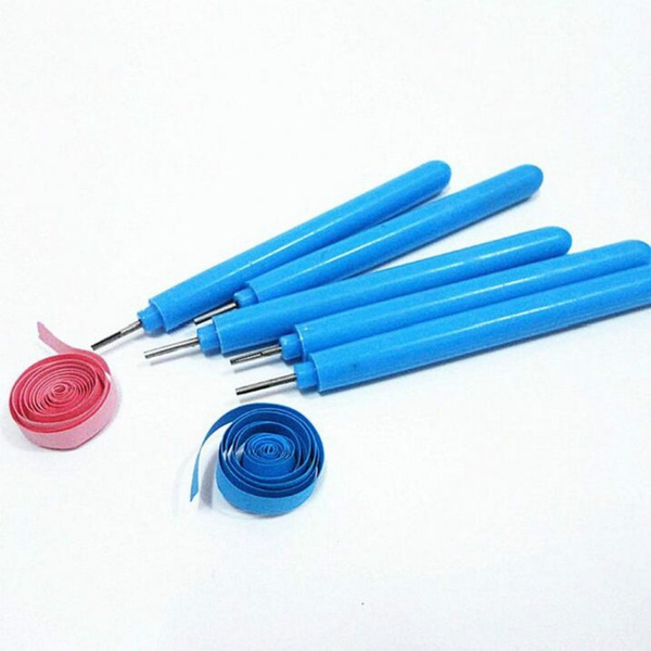 Electric Quilling Pen, Paper Rolling Slotted Electric Pen Tool(blue)