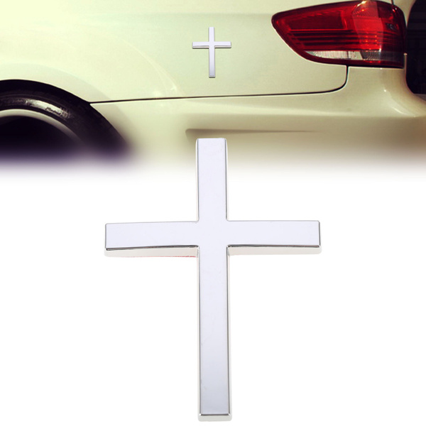 Elegant Cross car decal sticker