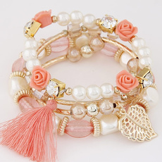 Charm Bracelet, bohojewelry, gold, Fashion Accessories