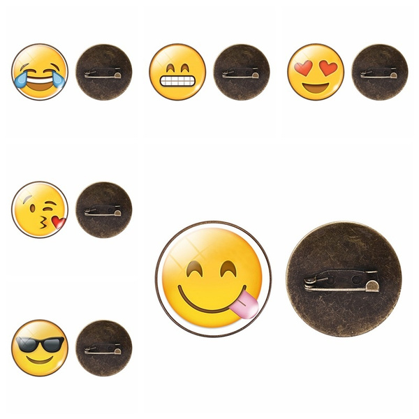 Wish explosion, 30mm smiley face, Emoji facial expression, fashionable