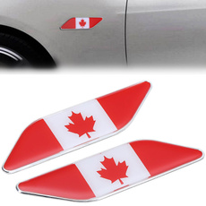 Canada, canadaflagbadge, Cars, metalcaremblem