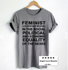 feministtshirt, Funny T Shirt, Shirt, letter print