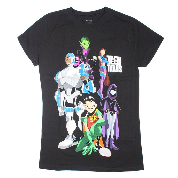 Teen Titans Color Group T-Shirt