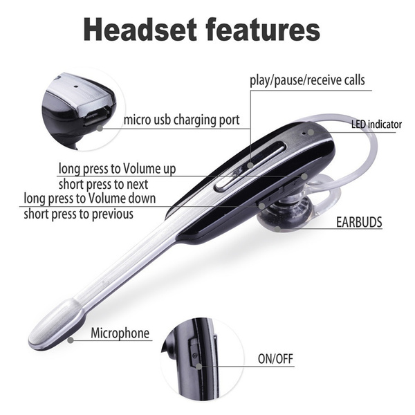 Wireless Bluetooth Headset Headphone 
