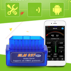 1 PC Blue Portable Mini ELM327 V2.1 OBD2 II Bluetooth Diagnostic Car Auto Interface Scanner ABS Plastic Tool