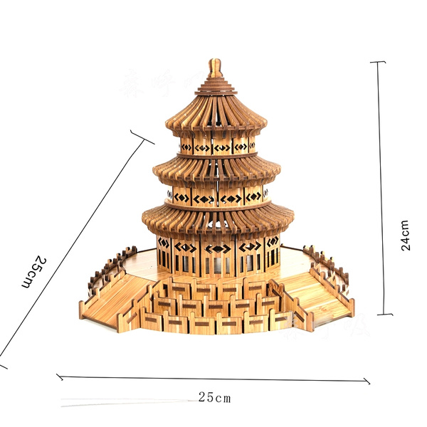 Model 3D Nano Laser Cut Jigsaw Puzzle 